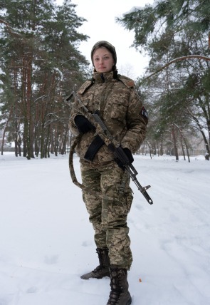 Carátula de Ucrania: soldados en el frente