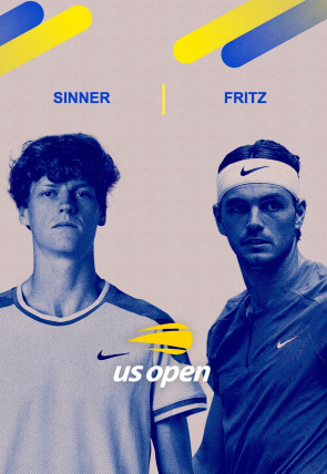 Póster de US Open:  Masculino: Sinner - Fritz