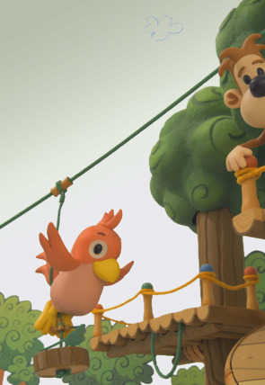 Raa Raa, el león ruidoso T2 E4 · Raa Raa y la tirolesa Zippy en la programación de Dreamworks HD (Infantil)