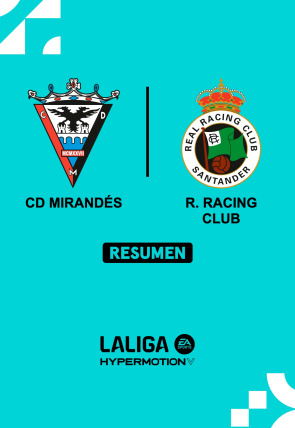 Resúmenes LALIGA HyperMotion T24/25 · Mirandés - Racing en la programación de M+ LaLiga TV HD (Deportes)