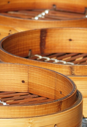 Póster de de vapor, Scooter de tres ruedas · Así se hace: Coladores de cazuelas