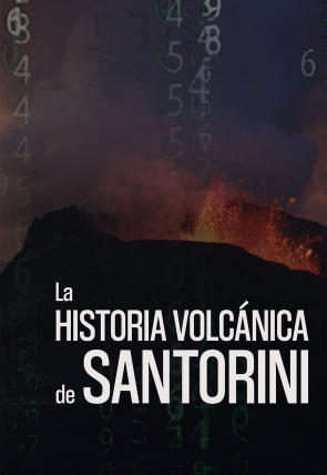 Póster de La historia volcánica de Santorini