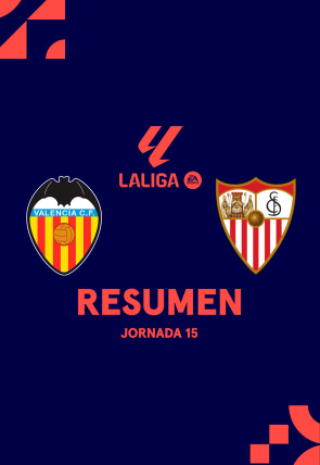 Póster de Resúmenes LALIGA EA Sports:  Jornada 15: Valencia - Sevilla