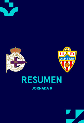 Póster de Resúmenes LALIGA HyperMotion:  Jornada 8: Deportivo - Almería