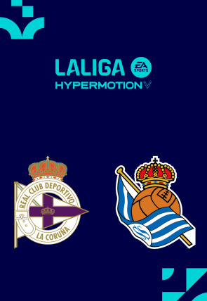 Poster de Jornada 18: Deportivo - Real Sociedad B T25/26 · LALIGA HYPERMOTION