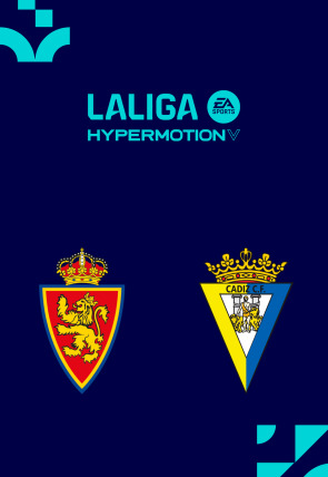 Poster de Jornada 18: Zaragoza - Cádiz T25/26 · LALIGA HYPERMOTION