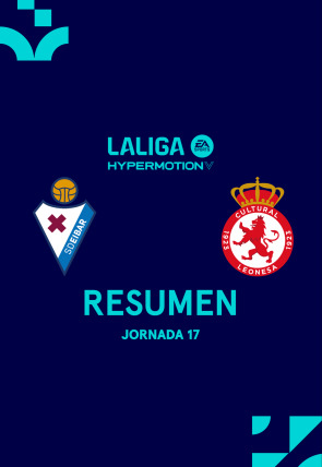 Póster de Resúmenes LALIGA HyperMotion:  Jornada 17: Eibar - Cultural