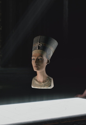 Póster de Strangest Things: El cuerpo de la turbera, la máquina de Abrams, el busto de Nefertiti