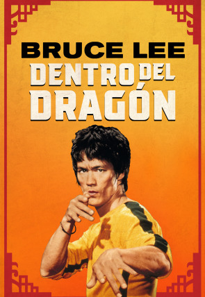 Póster de Bruce Lee. Dentro del dragón
