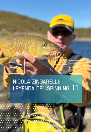 Nicola Zingarelli: Leyenda del spinnig T1 · Carpas y barbos en la programación de Caza y Pesca HD (Ocio y Aficiones)