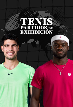 Póster de Tenis. Partidos de exhibición:  Alcaraz - Tiafoe