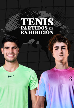 Póster de Tenis. Partidos de exhibición:  Alcaraz - Fonseca