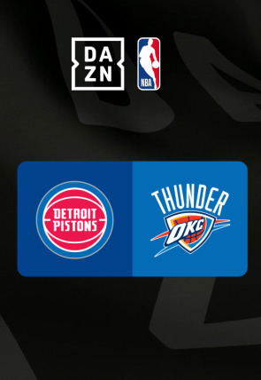 Póster de DIRECTO Marzo: Detroit Pistons @ Oklahoma City Thunder:  NBA