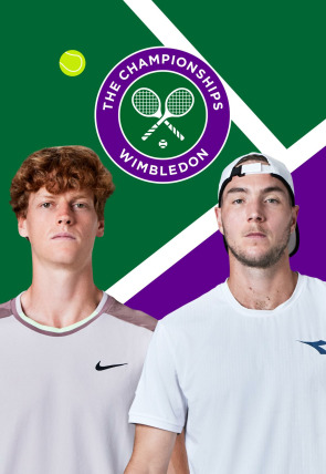 Póster de Wimbledon:  Masculino: Sinner - Struff
