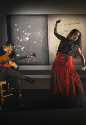Póster de Rafael Riqueni ser flamenco