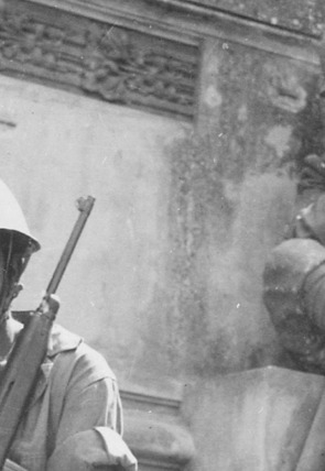 Póster de Segunda Guerra Mundial: la campaña italiana · El ataque final