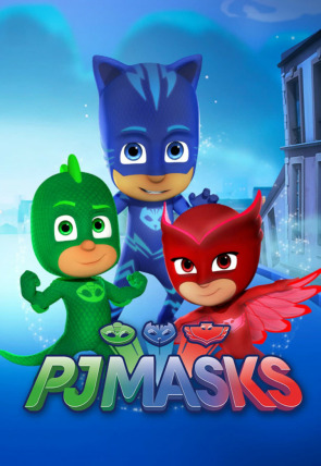 PJ Masks T1 E10 · Cuidando de Gekko/ Gatuno y el minúsculo ninjalino en la programación de Disney Junior (Infantil)