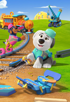 ¡Cachorros a la obra! T2 E17 · Una construcción muy interesante / La telaraña de Telarramona en la programación de Disney Junior (Infantil)