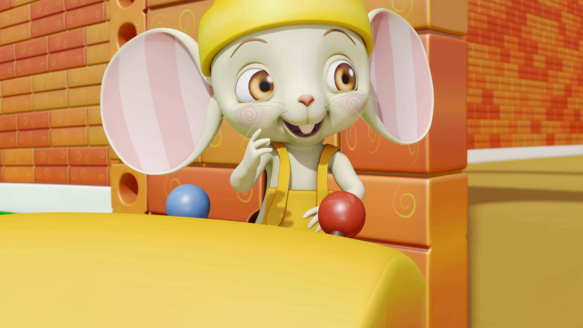 Ratones constructores y trabajadores