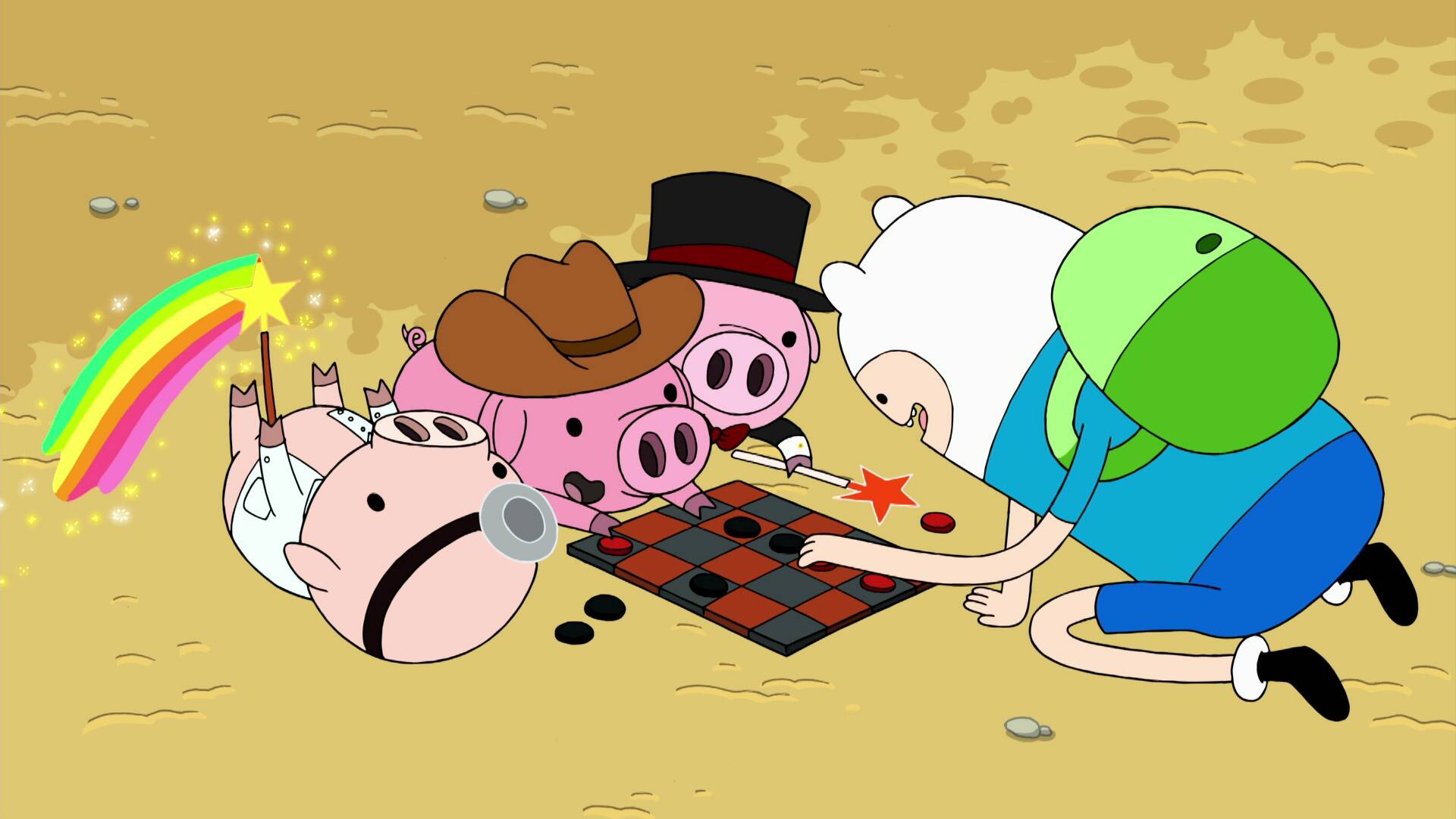 Hora de aventuras (T2): Vino de la nochesfera/Los ojos