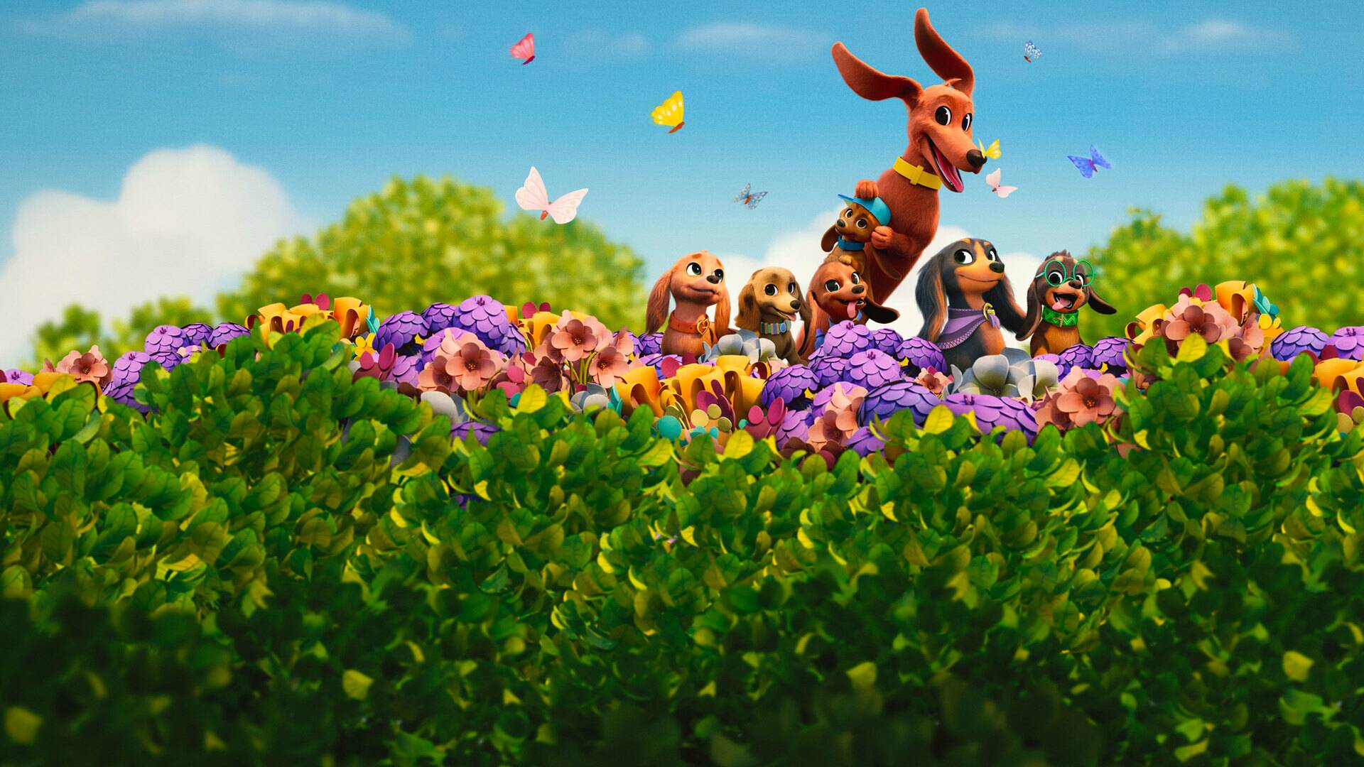 Pretzel y sus cachorros