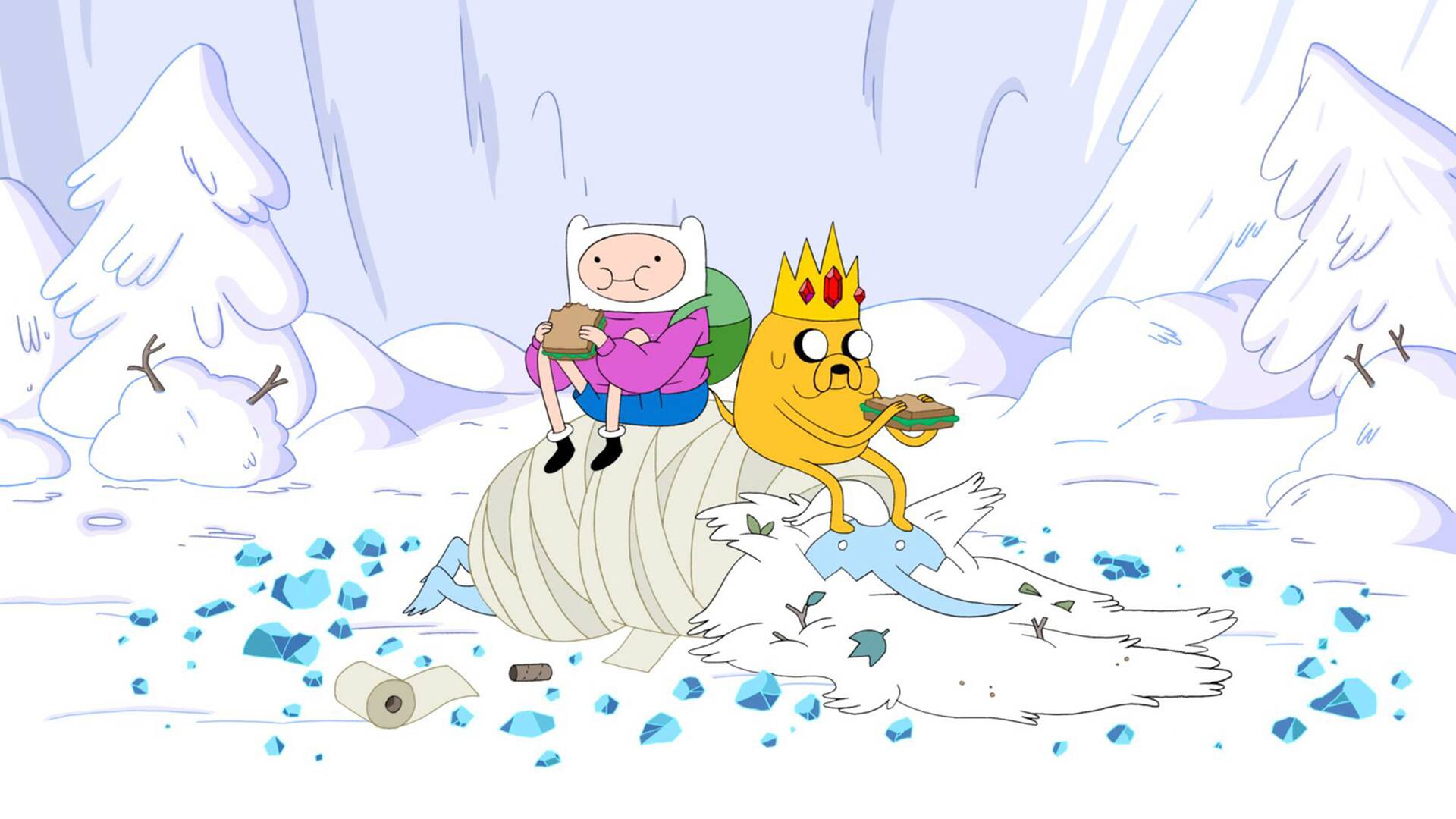 Hora de Aventuras (T3): Jake contra Mi-Miau / La última frontera