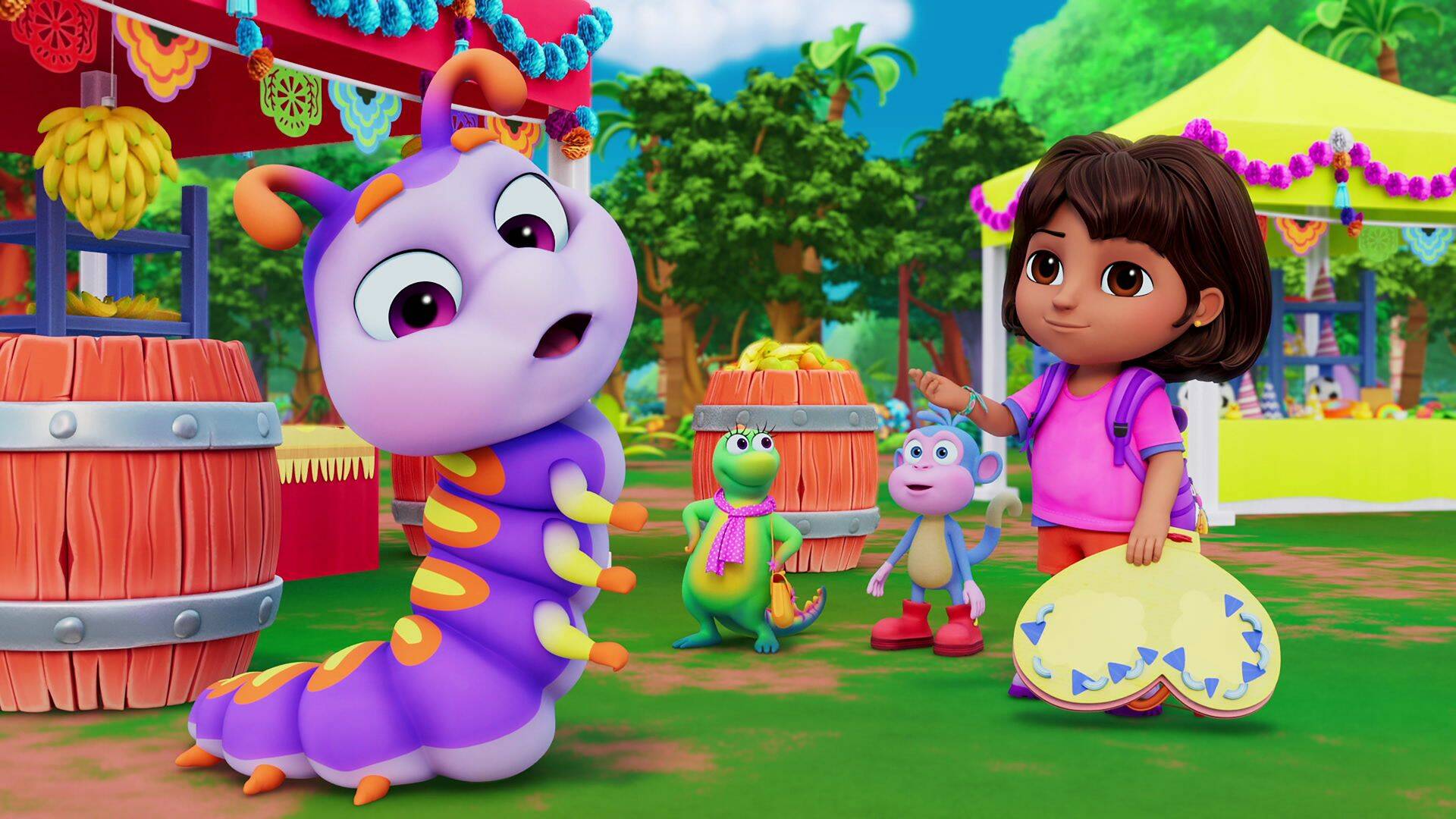 Dora (T3): La fiesta quinceañera de Abuela; La hora de los cuentos