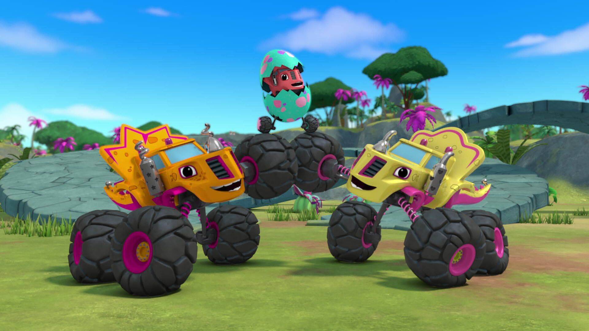 Blaze y los... (T9): ¡Aplasta dinosaurios!