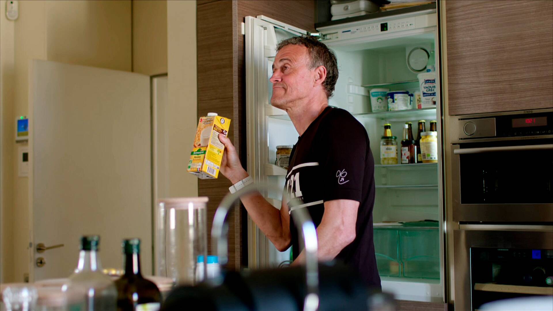 Luis Enrique y el café
