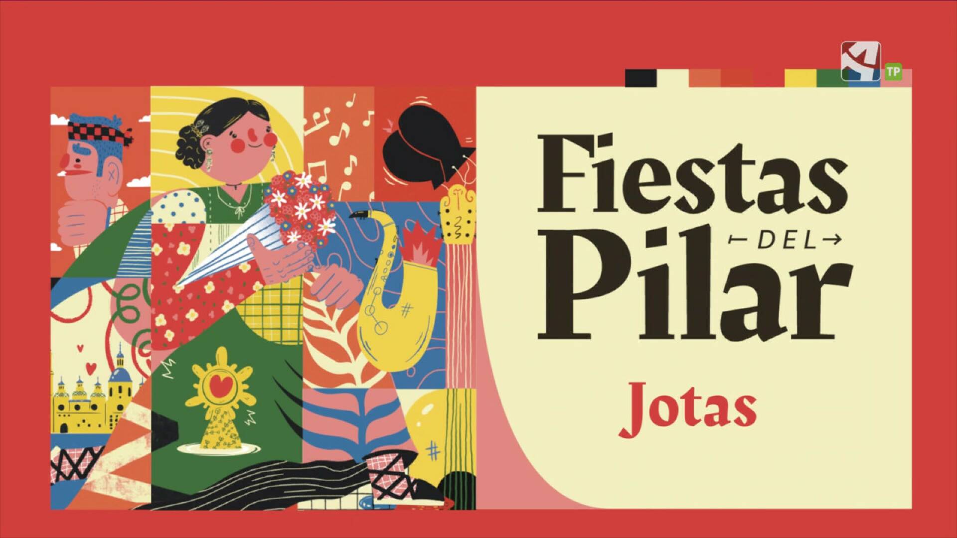 Jotas Pilar 2025 (T2025): Blasón Aragonés