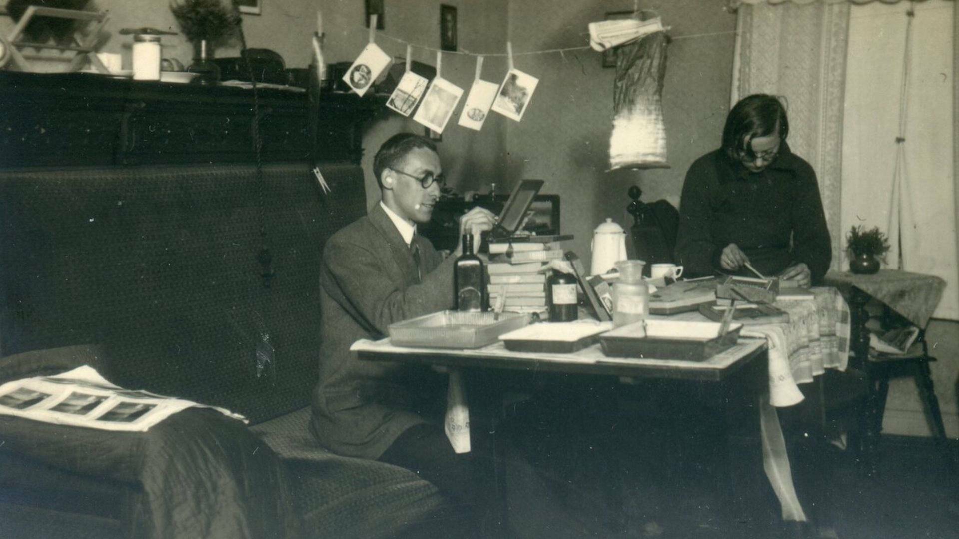 El alemán de la tienda de fotos