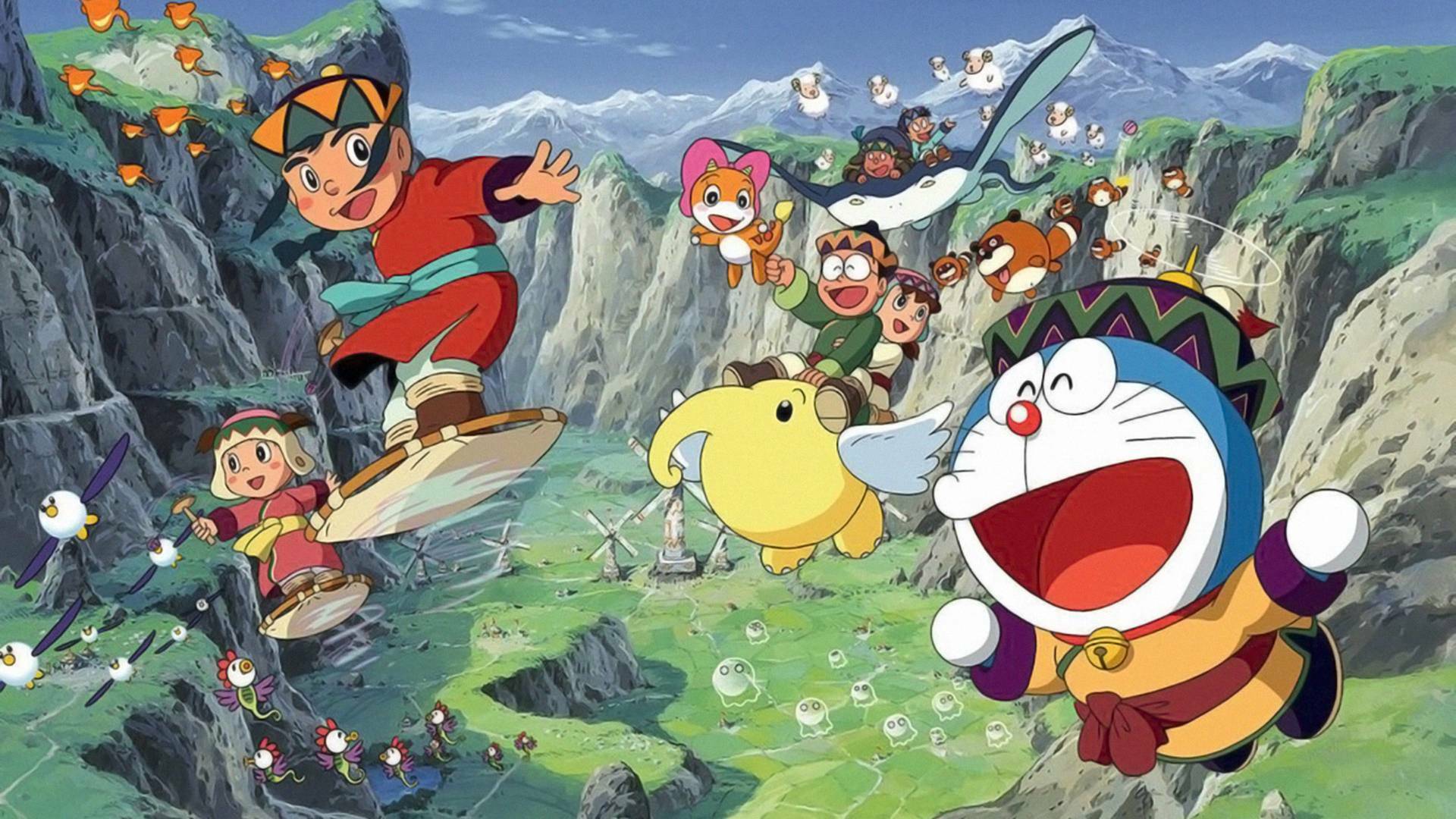 Doraemon y los dioses del viento