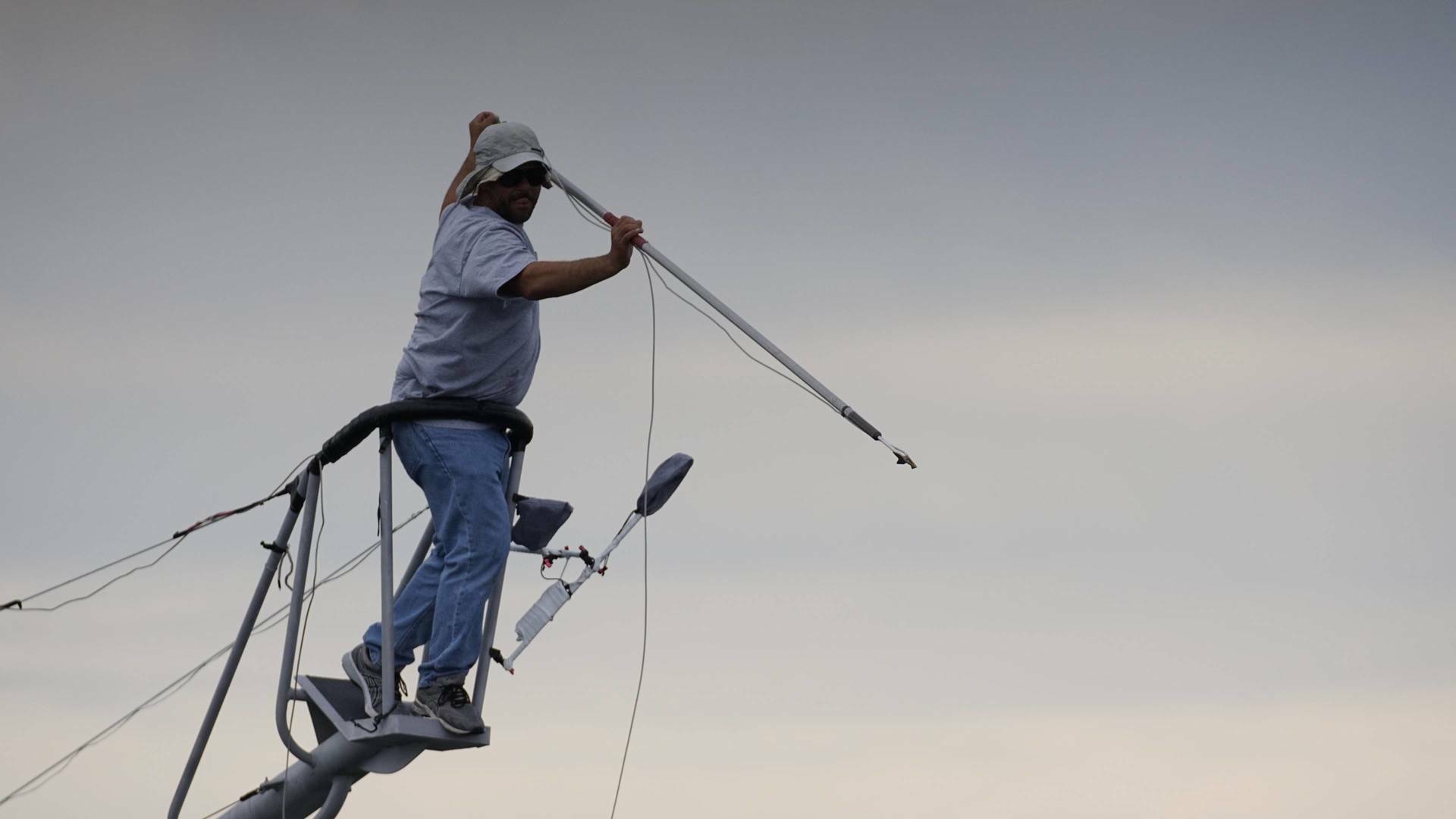 Pesca con arpón: Un hombre, una lanza