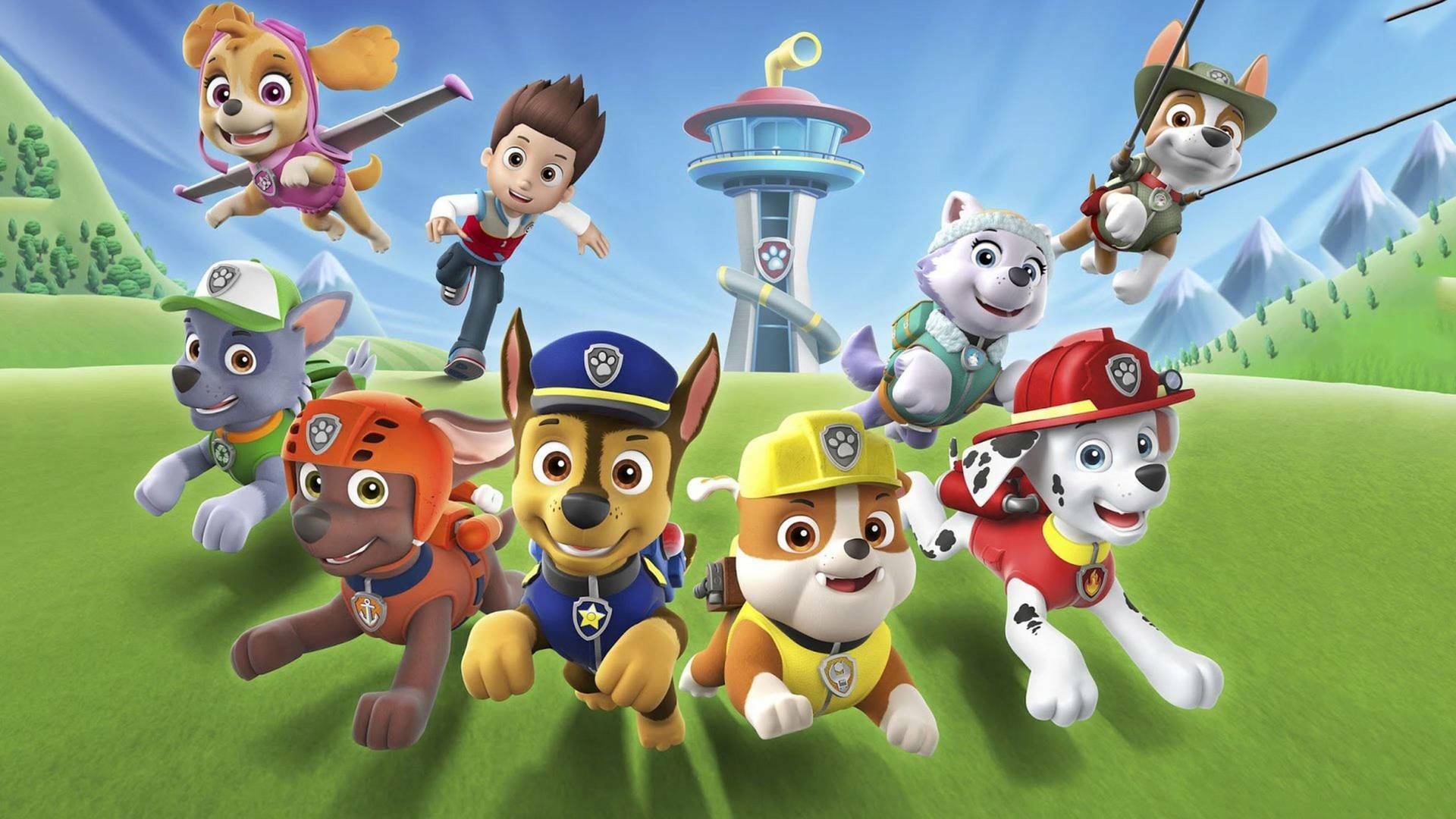 La patrulla canina (T9): Acua-patrulla: la patrulla detiene a un calamar gigante