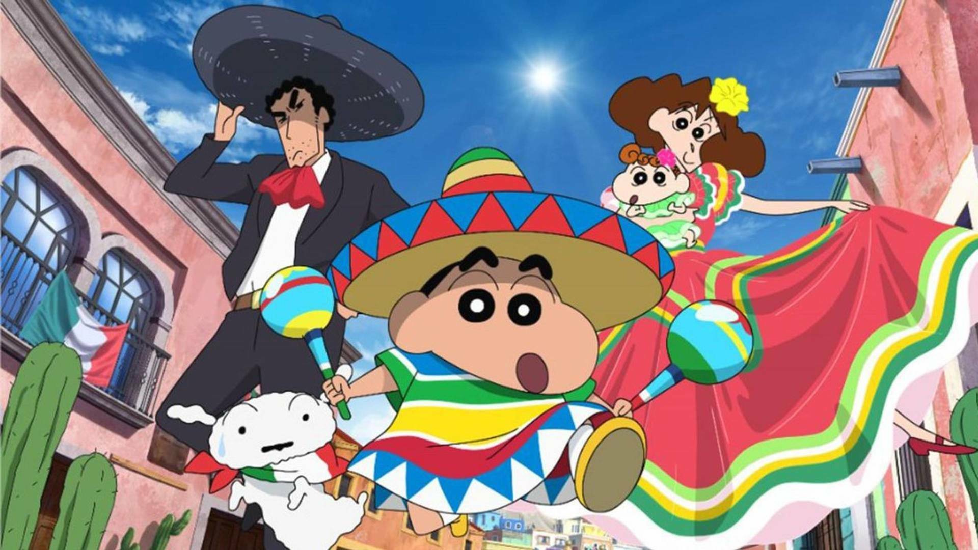 Shin Chan en México: el ataque del cactus gigante