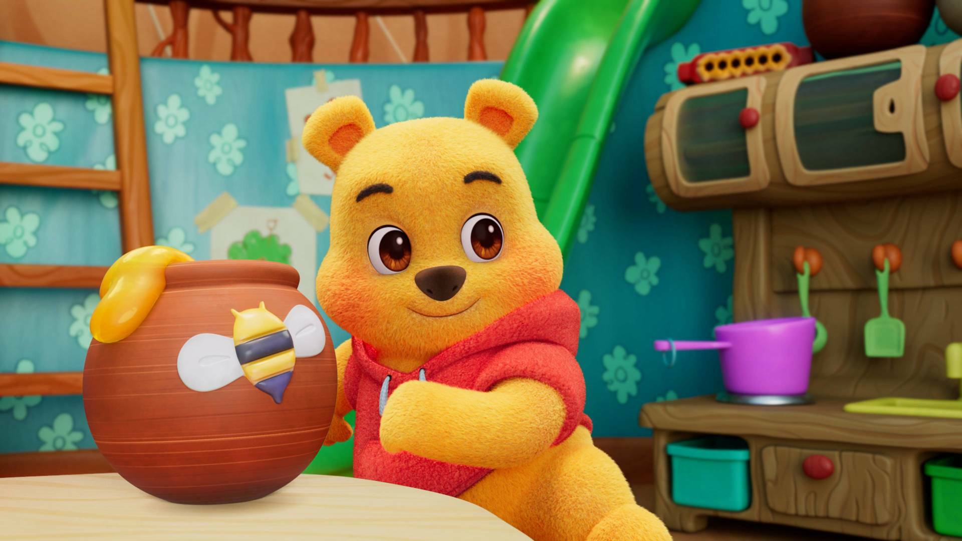 A jugar con Winnie the Pooh