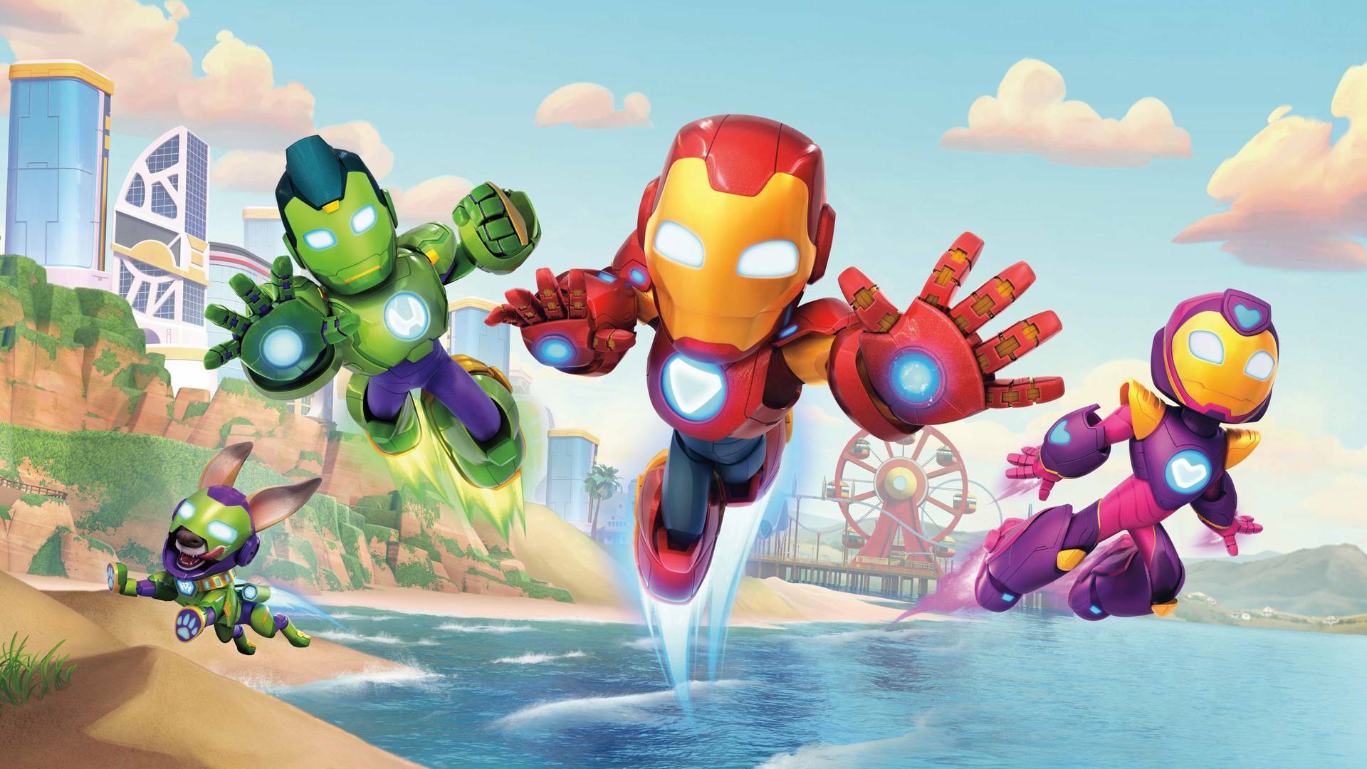 Iron Man y su... (T1): Entrega especial para el superequipo/El fracaso del robot arreglador