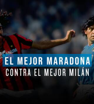 Fiebre Maldini: El mejor Maradona contra el mejor Milán