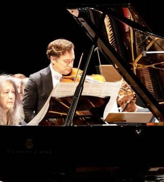 Martha Argerich, Renaud Capuçon, Orquesta de Cámara de Lausana: Schumann, Schubert