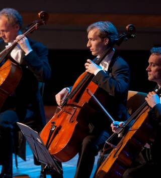 Los 12 violonchelistas de la Filarmónica de Berlín