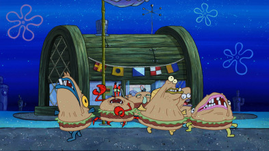 Bob Esponja - La noche de las cangreburgers vivientes / Unos estudiantes muy plastas