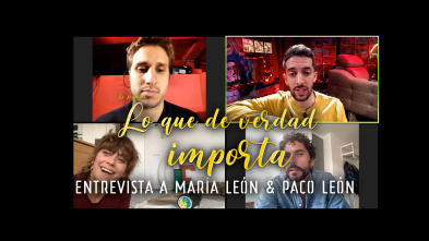 Selección Atapuerca:...: María y Paco León - Entrevista - 20.04.20