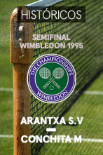 Imagen de Wimbledon (1995): Arantxa Sánchez Vicario - Conchita Martínez. Semifinal - 1