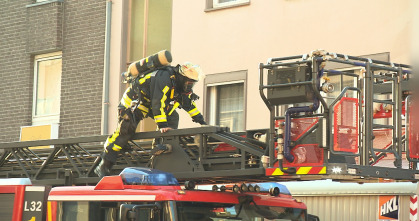Bomberos en acción