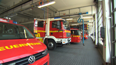 Bomberos en acción