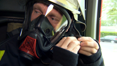 Bomberos en acción