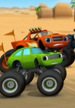 Blaze y los Monster Machines - El desafío de coches por equipos