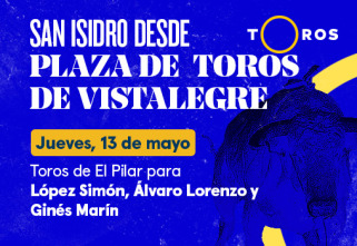 Feria de San... (T2021): Toros de El Pilar para López Simón, Álvaro Lorenzo y Ginés Marín (13/05/2021)