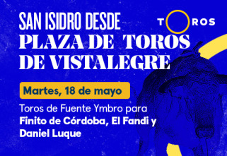 Feria de San... (T2021): Toros de Fuente Ymbro para Finito de Córdoba, El Fandi y Daniel Luque (18/05/2021)