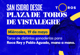 Feria de San... (T2021): Toros de distintas ganaderías para Roca Rey y Pablo Aguado, mano a mano (19/05/2021)